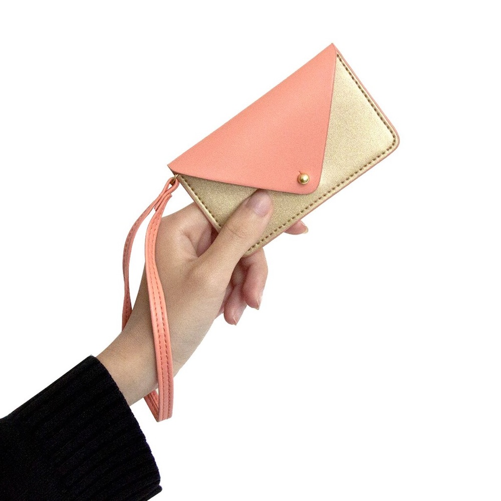 Vegan leather card holder